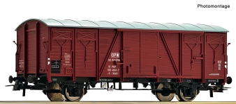 Roco 6600045 - H0 - Gedeckter Güterwagen, PKP, Ep. IV